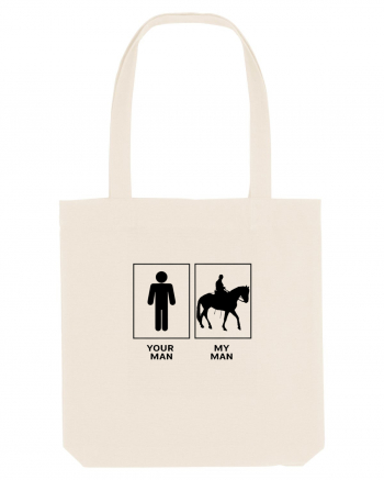 Man Horse Riding Design Natural