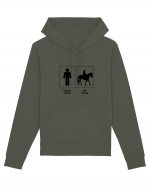 Man Horse Riding Design Hanorac Unisex Drummer