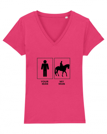 Man Horse Riding Design Raspberry