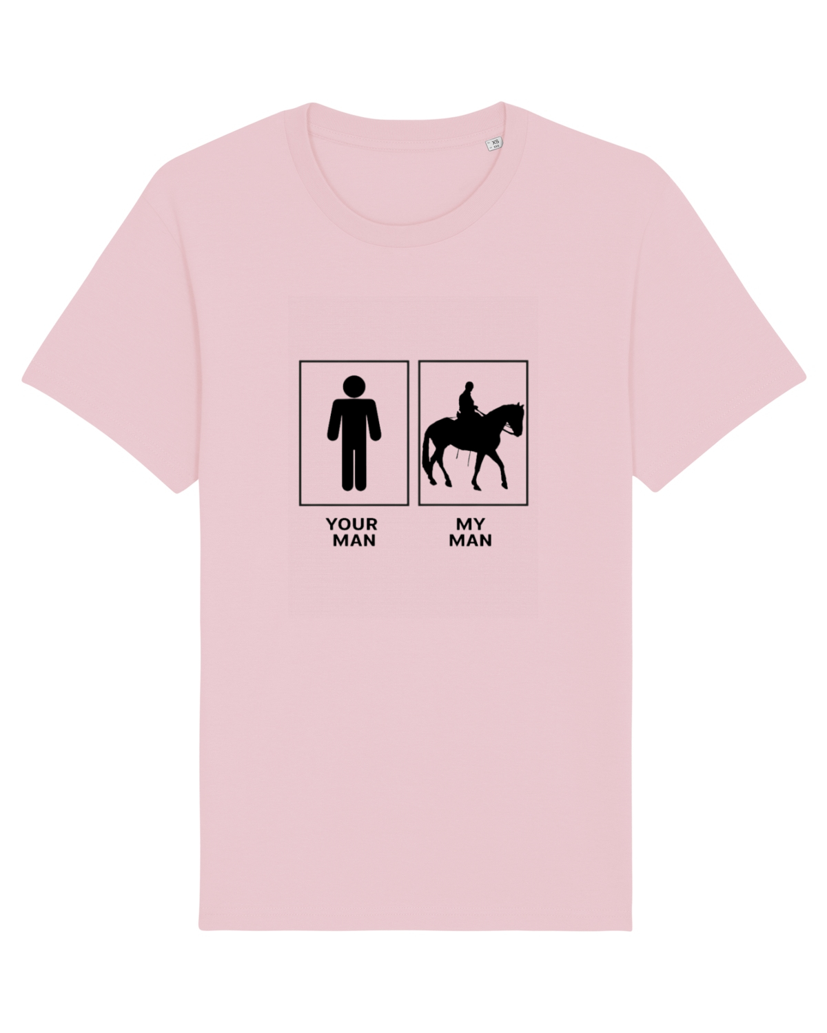 Tricou mânecă scurtă Unisex Rocker Cotton Pink