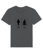 Man Guitar Design Tricou mânecă scurtă Unisex Rocker
