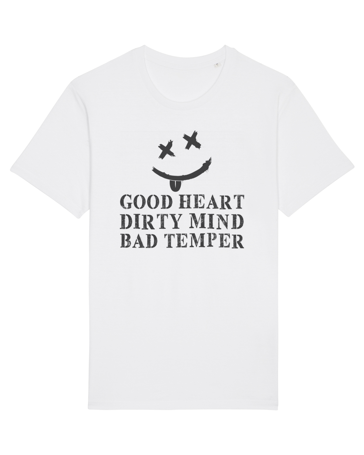 Tricou mânecă scurtă Unisex Rocker White