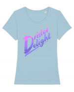 Dristor Delight Tricou mânecă scurtă guler larg fitted Damă Expresser