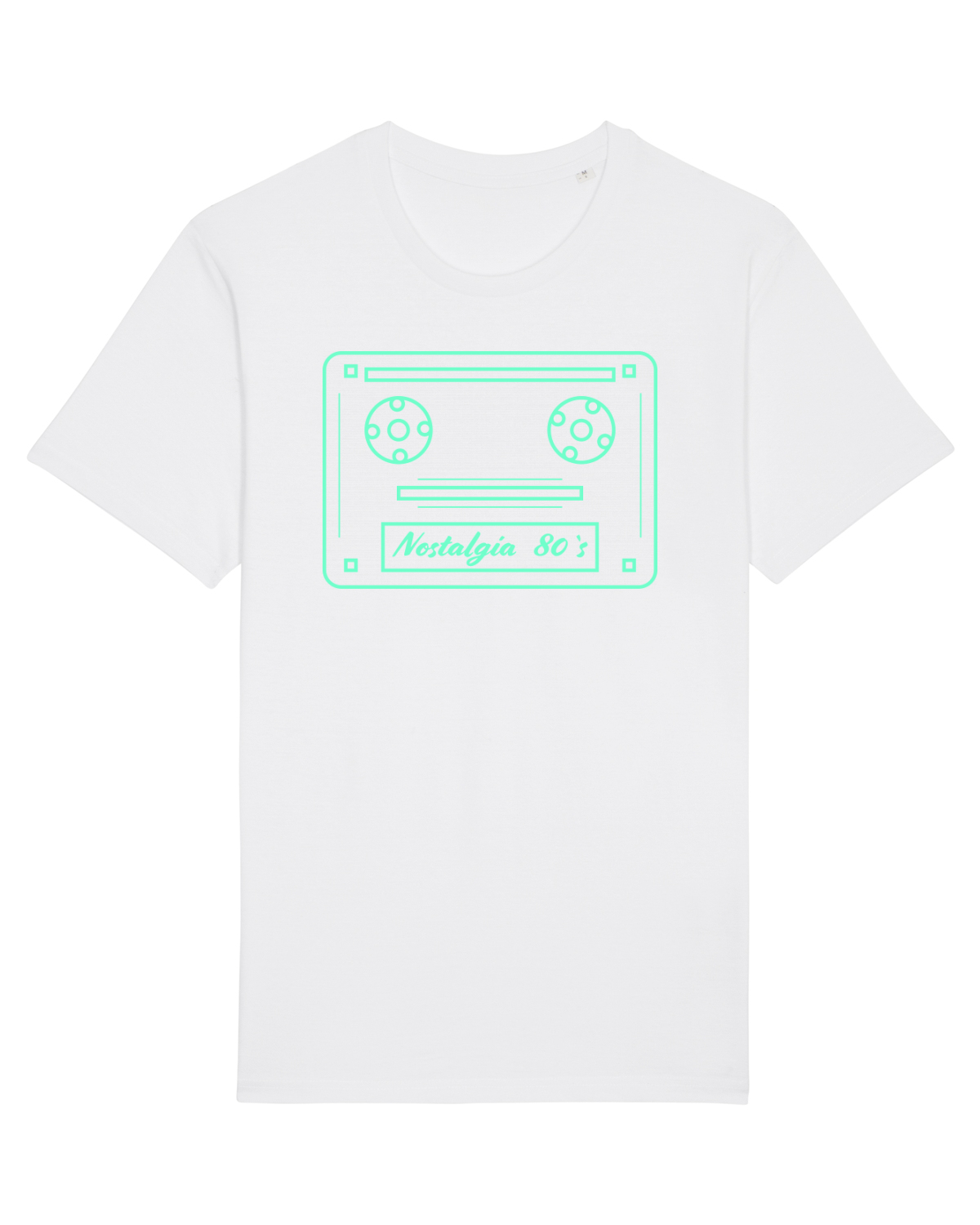 Tricou mânecă scurtă Unisex Rocker White