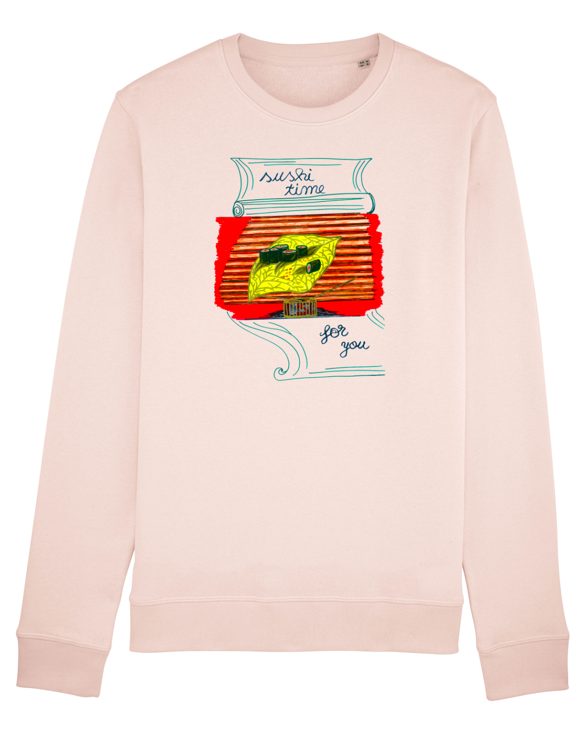 Bluză mânecă lungă Unisex Rise Candy Pink