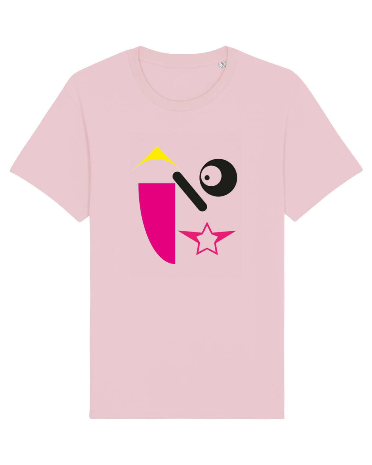 Tricou mânecă scurtă Unisex Rocker Cotton Pink