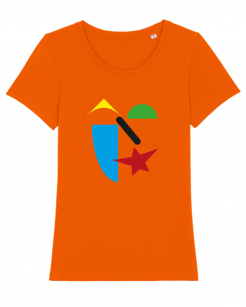 Ugly Man Design Bright Orange