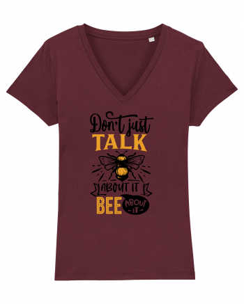 Bee About It Burgundy