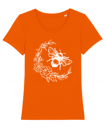 Bee Floral Bright Orange