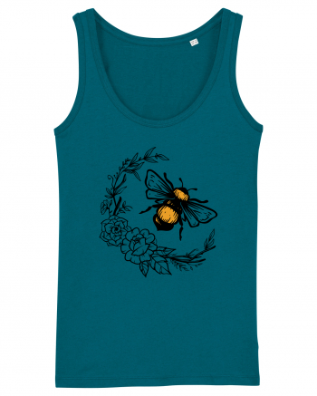 Bee Floral Ocean Depth