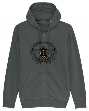 Bee Floral Anthracite