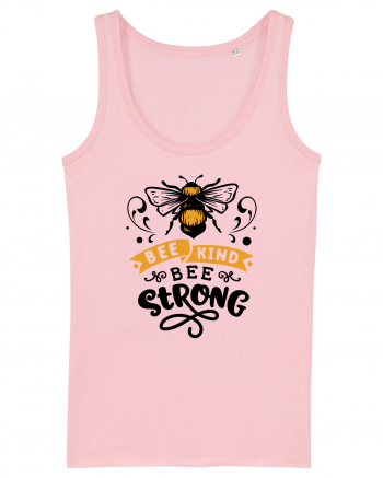 Bee Kind Bee Strong Cotton Pink