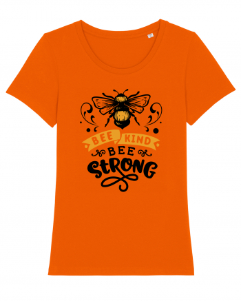 Bee Kind Bee Strong Bright Orange