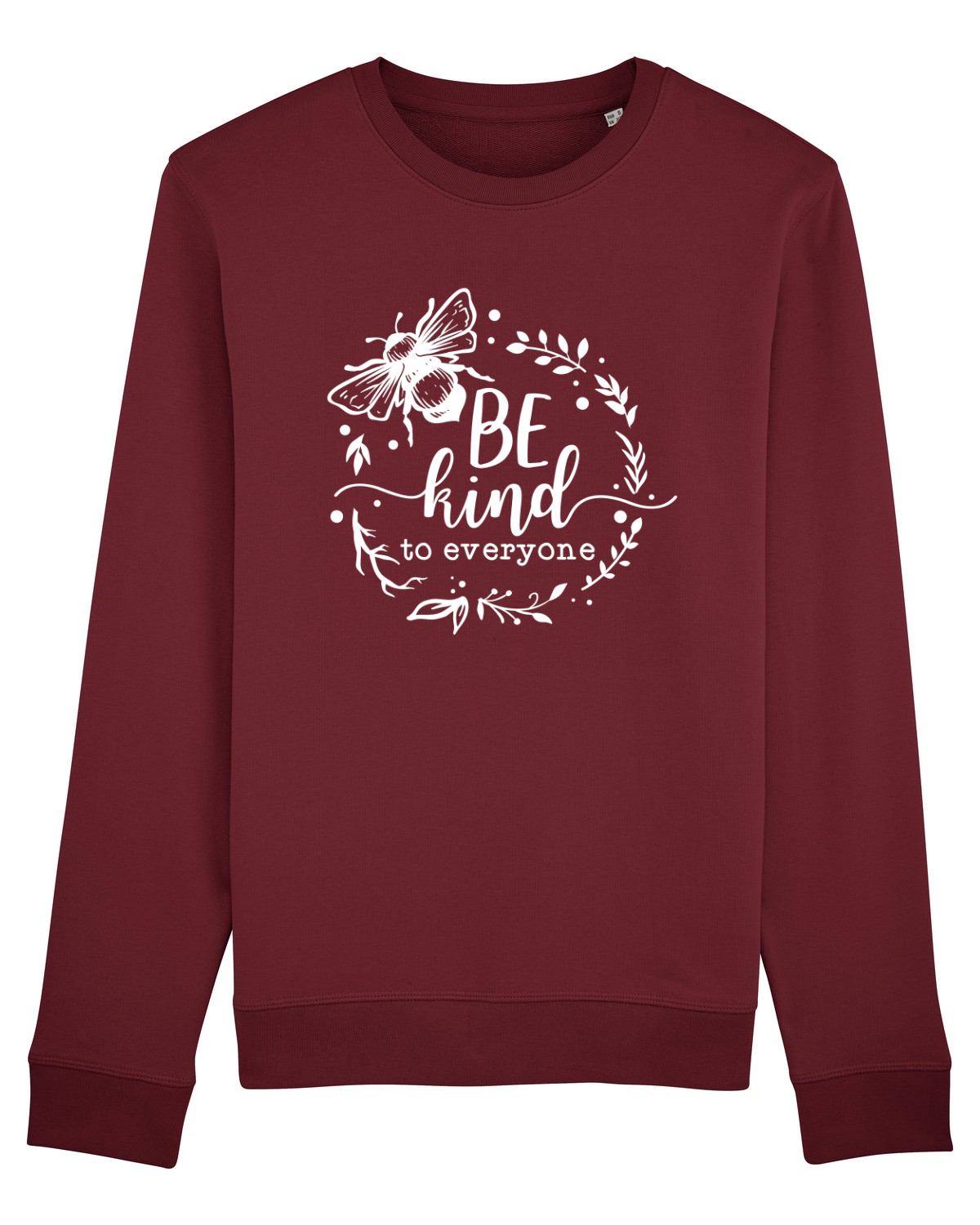 Bluză mânecă lungă Unisex Rise Burgundy