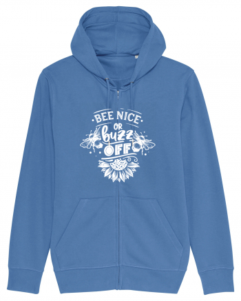 Bee Nice Or Buzz Off Bright Blue