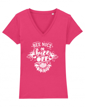 Bee Nice Or Buzz Off Raspberry