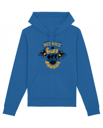 Bee Nice Or Buzz Off Royal Blue