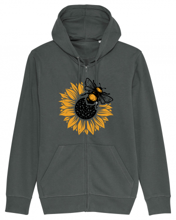 Bee Sunflower Anthracite