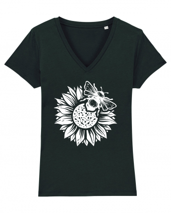 Bee Sunflower Black