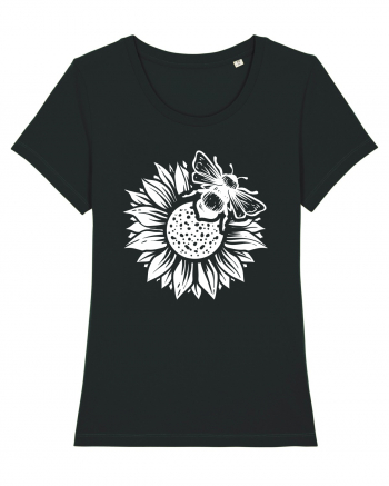 Bee Sunflower Black