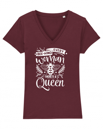 Bee-hind Every Woman There's A Queen Burgundy