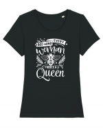 Bee-hind Every Woman There's A Queen Tricou mânecă scurtă guler larg fitted Damă Expresser