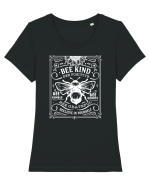 Beelieve In Yourself Tricou mânecă scurtă guler larg fitted Damă Expresser