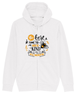 Best Time To Be Kind Always Hanorac cu fermoar Unisex Connector