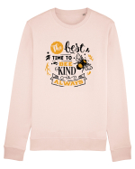 Best Time To Be Kind Always Bluză mânecă lungă Unisex Rise