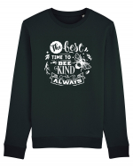 Best Time To Be Kind Always Bluză mânecă lungă Unisex Rise