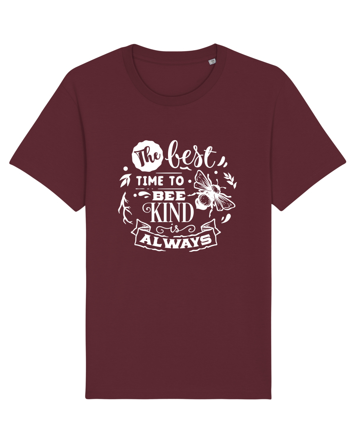 Tricou mânecă scurtă Unisex Rocker Burgundy