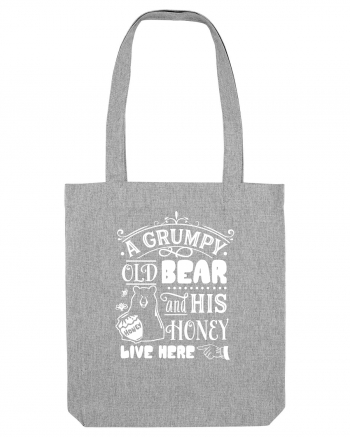 Grumpy Old Bear Heather Grey