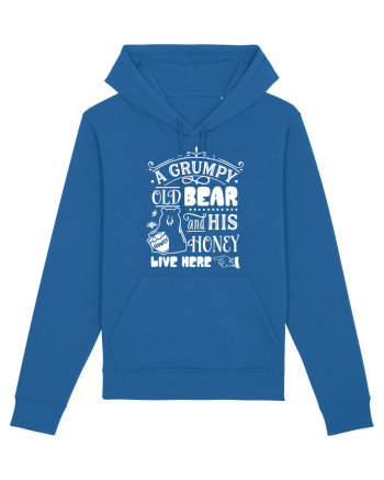 Grumpy Old Bear Royal Blue