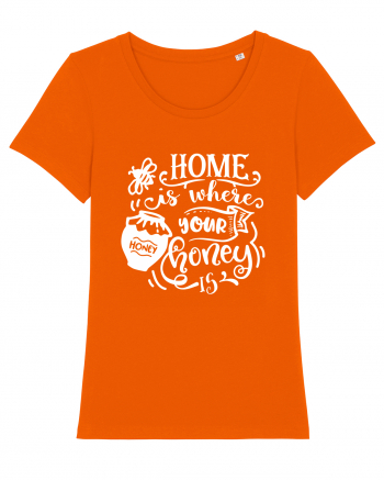 Home Is Where Your Honey Is Bright Orange