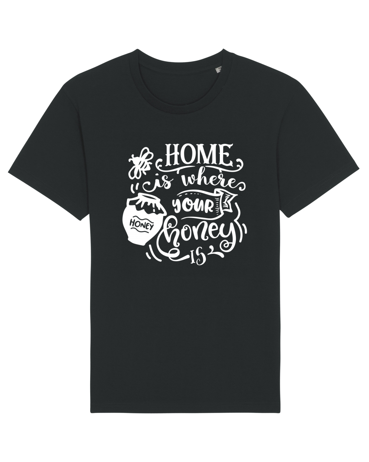 Tricou mânecă scurtă Unisex Rocker Black