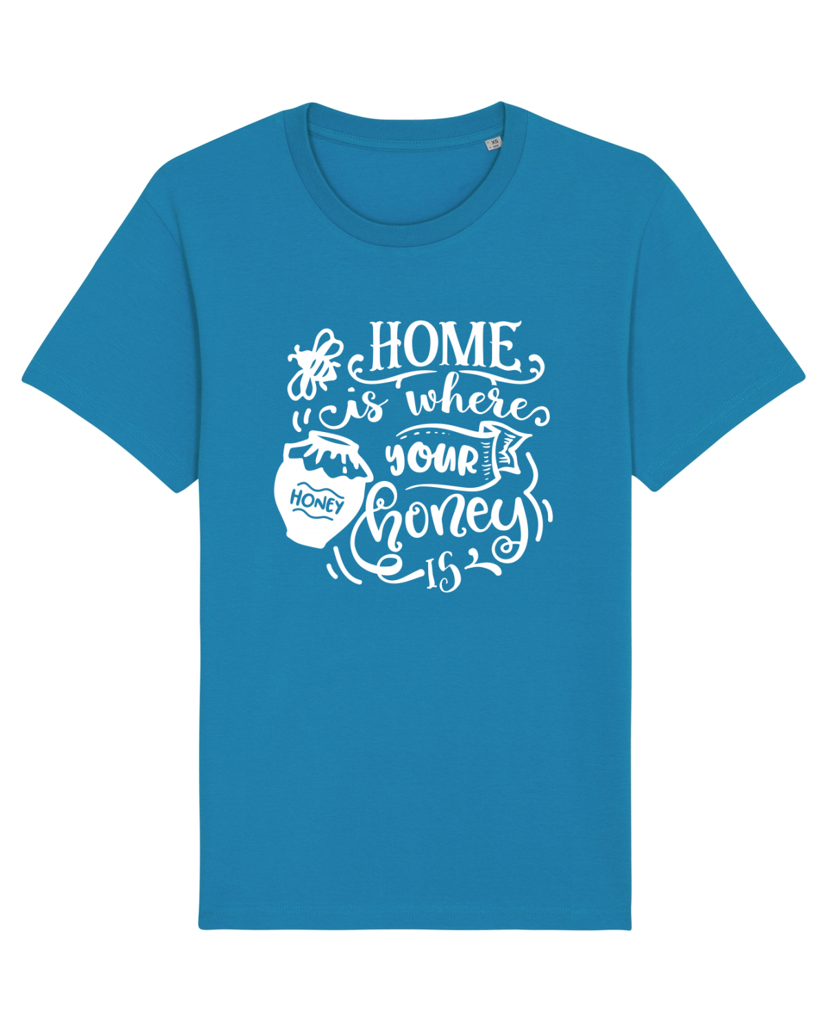 Tricou mânecă scurtă Unisex Rocker Azur