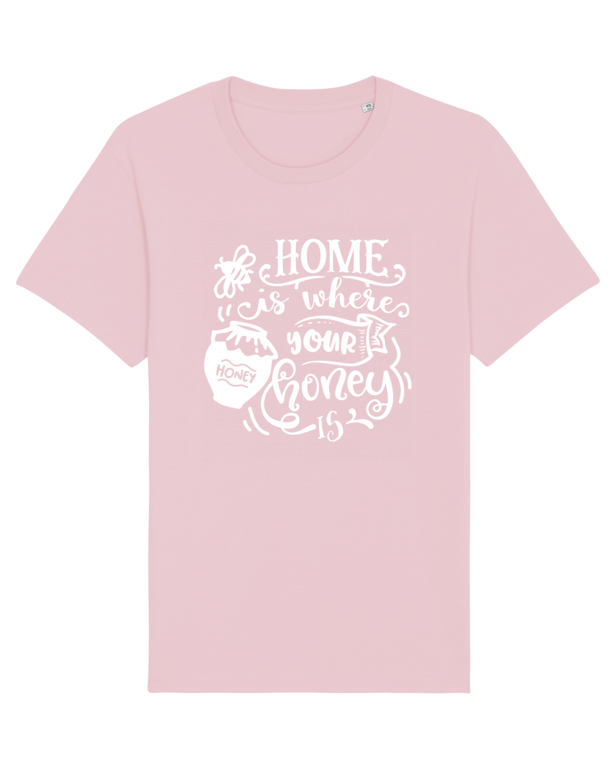 Tricou mânecă scurtă Unisex Rocker Cotton Pink