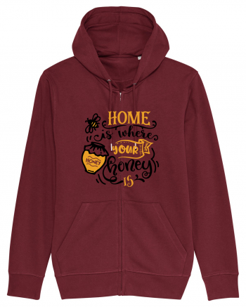 Home Is Where Your Honey Is Burgundy