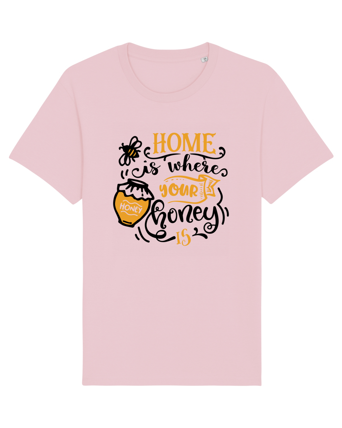 Tricou mânecă scurtă Unisex Rocker Cotton Pink