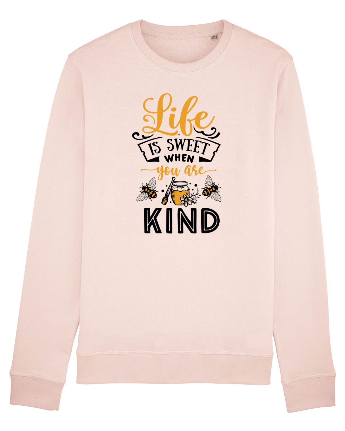 Bluză mânecă lungă Unisex Rise Candy Pink