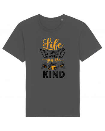 Life Is Sweet When You Are Kind Anthracite