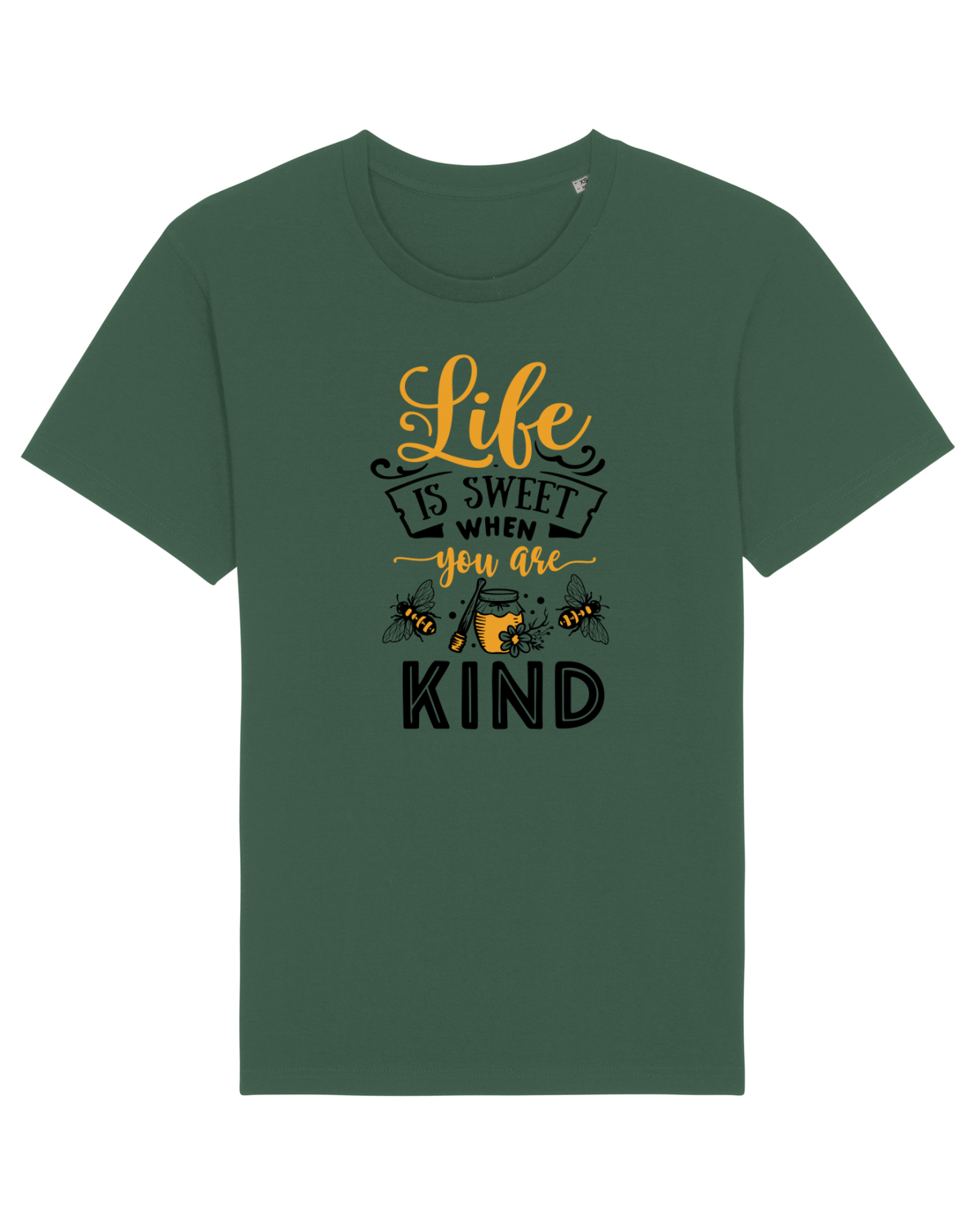 Tricou mânecă scurtă Unisex Rocker Bottle Green