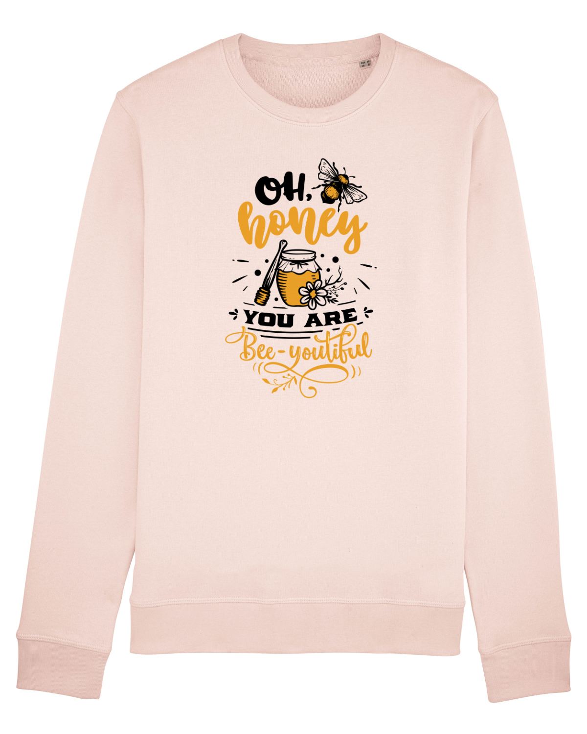 Bluză mânecă lungă Unisex Rise Candy Pink