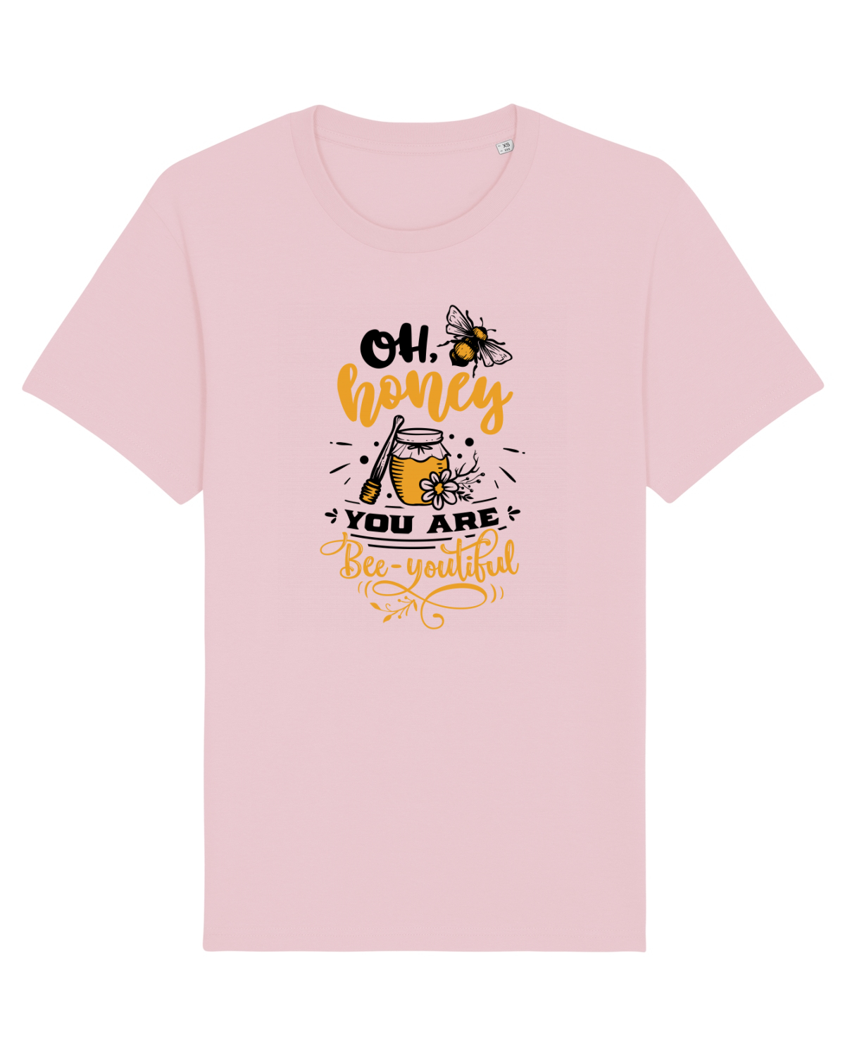 Tricou mânecă scurtă Unisex Rocker Cotton Pink