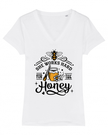 She Works Hard For The Honey White