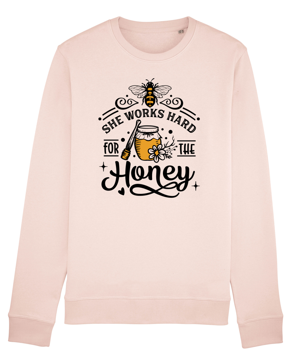 Bluză mânecă lungă Unisex Rise Candy Pink
