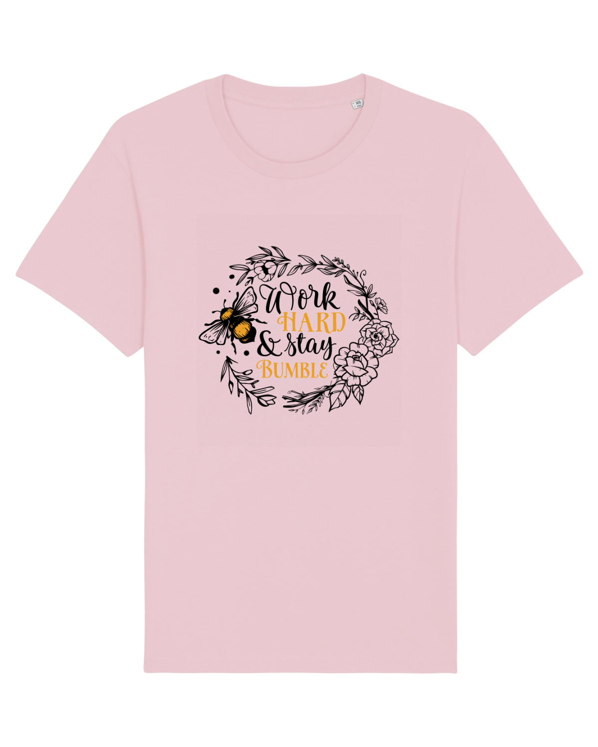 Tricou mânecă scurtă Unisex Rocker Cotton Pink