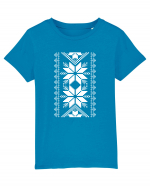 Motiv traditional - alb Tricou mânecă scurtă  Copii Mini Creator