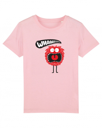 Desen Monstru rosu whaat Cotton Pink