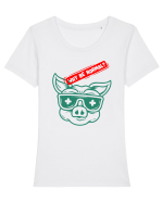 Iesi din multime - Why be normal Tricou mânecă scurtă guler larg fitted Damă Expresser